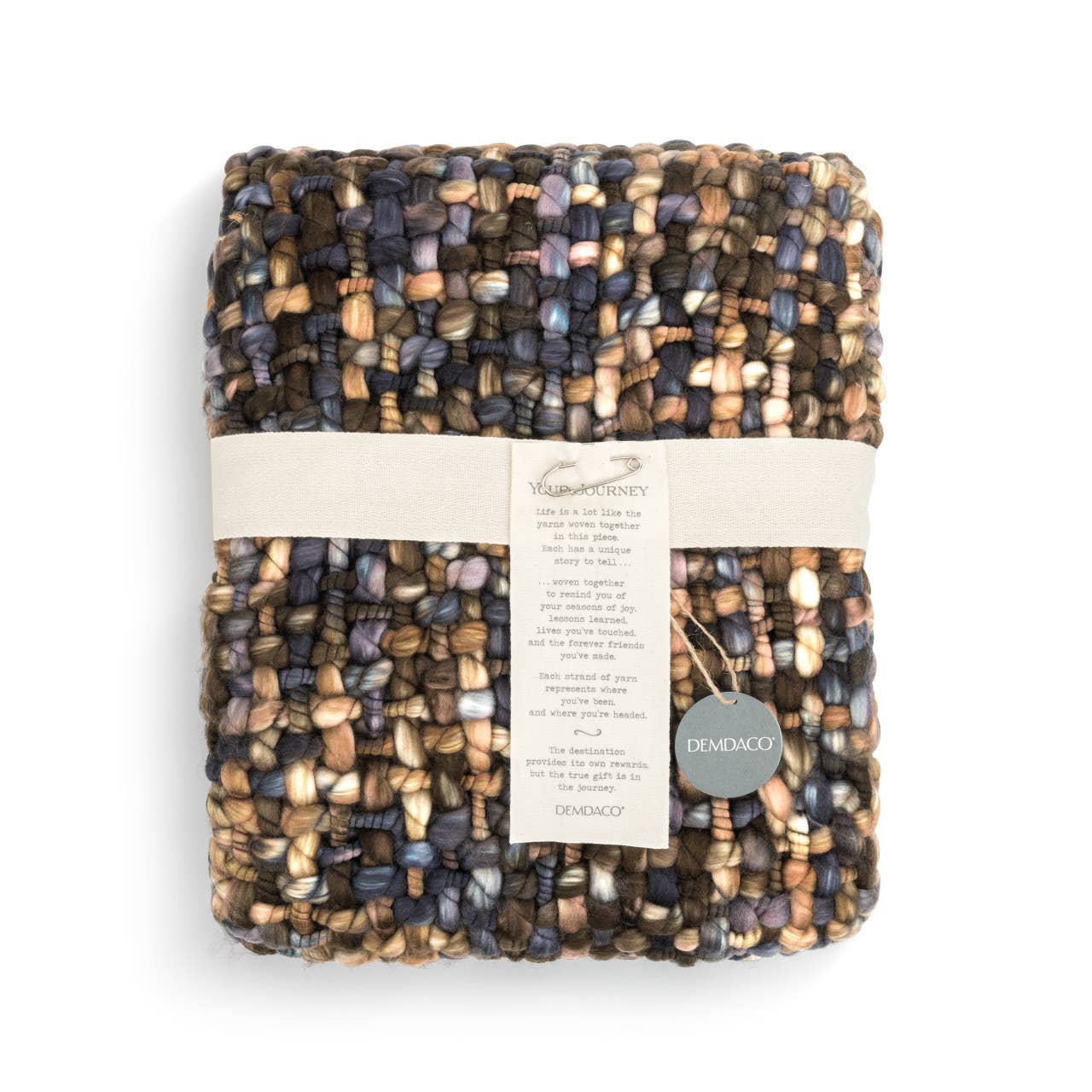 Woven Throw Blanket - Blue/Green - HER Home Design Boutique